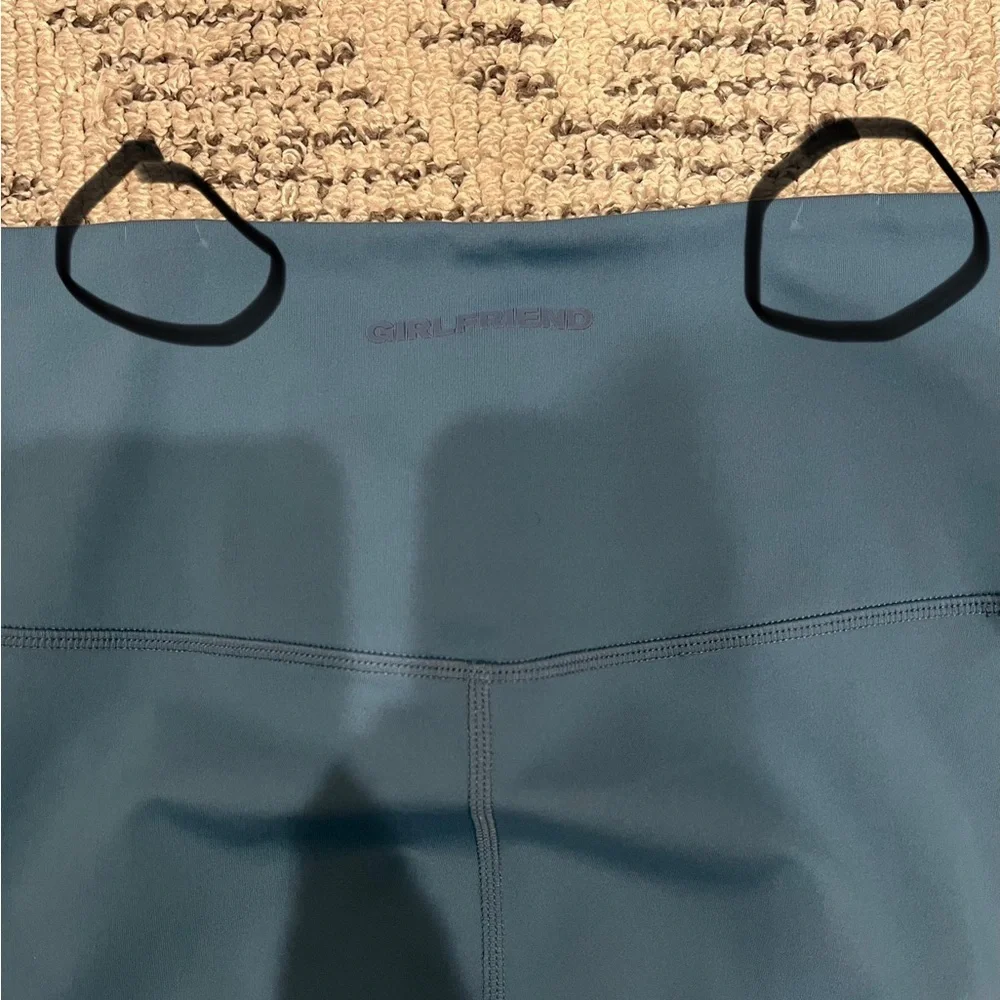 Girlfriend‎ Collective Blue Leggings Activewear Yoga